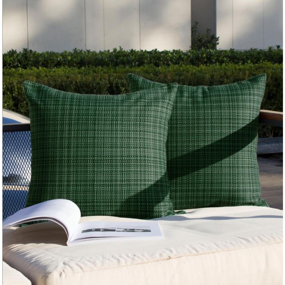 Kevin Textile Outdoor Throw Pillow Covers(2) Size: 20 X 20 " Color: Army Green